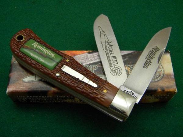 Remington UMC USA Top Guns Series Delrin Model 1100 Bullet Knife - NIB Remington UMC USA Top Guns Series Delrin Model 1100 Bullet Knife - NIB