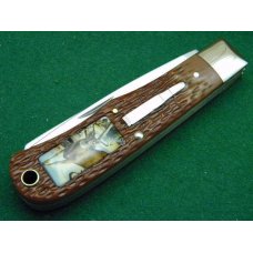 Remington UMC USA Nostalgic Art Collection Ten Point Buck Bullet Knife - NIB Remington UMC USA Nostalgic Art Collection Ten Point Buck Bullet Knife - NIB