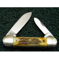 Schrade Wostenholm IXL Sheffield England Stag Canoe - NIB Schrade Wostenholm IXL Sheffield England Stag Canoe - NIB