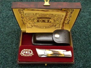 Schrade Wostenholm IXL Sheffield England Stag Lockback - MIB
