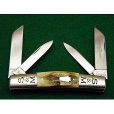 Schatt & Morgan Titusville PA. 2008 Stag 034431 Congress Knife - NIB Schatt & Morgan Titusville PA. 2008 Stag 034431 Congress Knife - NIB