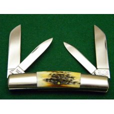 Schatt & Morgan Titusville PA. 2008 Stag 034431 Congress Knife - NIB Schatt & Morgan Titusville PA. 2008 Stag 034431 Congress Knife - NIB