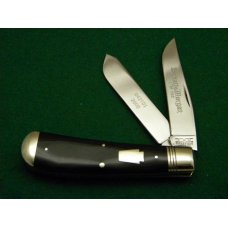Schatt & Morgan Titusville PA. 2009 Buffalo Horn 042101 Jumbo Trapper Knife - NIB Schatt & Morgan Titusville PA. 2009 Buffalo Horn 042101 Jumbo Trapper Knife - NIB