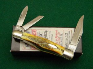 Schatt & Morgan Titusville PA. 2007 Stag 033176 Whittler Knife - NIB