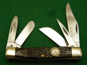 Case XX SS USA 6592 10 Dot (1980) NKCA 1972-1982 Decade of Growth Stockman Knife - Mint