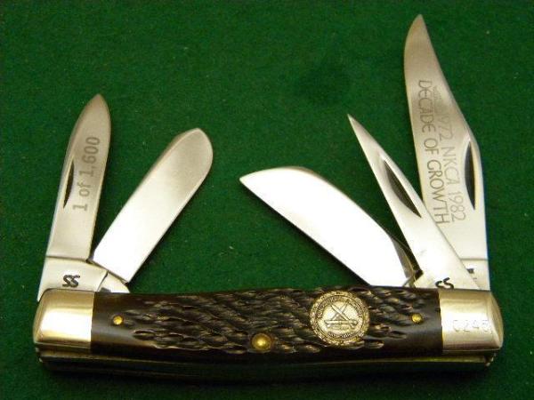 Case XX SS USA 6592 10 Dot (1980) NKCA 1972-1982 Decade of Growth Stockman Knife - Mint Case XX SS USA 6592 10 Dot (1980) NKCA 1972-1982 Decade of Growth Stockman Knife - Mint