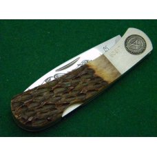 Gerber Portland, OR 97223 USA Bone Lockback Knife - 1986 NKCA Club Knife - Mint - No Box Gerber Portland, OR 97223 USA Bone Lockback Knife - 1986 NKCA Club Knife - Mint - No Box