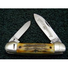 Schrade Wostenholm IXL Sheffield England Stag Canoe - NIB Schrade Wostenholm IXL Sheffield England Stag Canoe - NIB