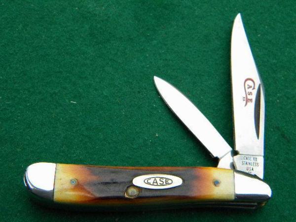 Case XX Stainless USA 2 Dot (1978) Stag Red Etch 5220 SSP Peanut Knife - Mint Case XX Stainless USA 2 Dot (1978) Stag Red Etch 5220 SSP Peanut Knife - Mint