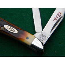 Case XX Stainless USA 2 Dot (1978) Stag Red Etch 5220 SSP Peanut Knife - Mint Case XX Stainless USA 2 Dot (1978) Stag Red Etch 5220 SSP Peanut Knife - Mint