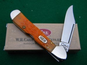 Case XX USA 1998 Persimmon Bone 61549L SS Copperlock Knife - SFO - NIB