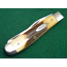 Case XX Stainless USA 1 Dot (1979) Bradford Centennial Stag 5207 SP SSP Mini Trapper Knife Case XX Stainless USA 1 Dot (1979) Bradford Centennial Stag 5207 SP SSP Mini Trapper Knife