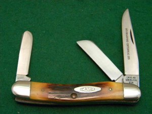 Case XX Stainless USA 1 Dot (1979) Bradford Centennial Stag 5318 HP SSP Stockman Knife