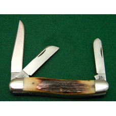 Case XX Stainless USA 1 Dot (1979) Bradford Centennial Stag 5318 HP SSP Stockman Knife Case XX Stainless USA 1 Dot (1979) Bradford Centennial Stag 5318 HP SSP Stockman Knife