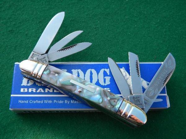 Bulldog Brand Solingen Germany 1998 Celluloid 6 Blade Congress Tobacco Knife - NIB Bulldog Brand Solingen Germany 1998 Celluloid 6 Blade Congress Tobacco Knife - NIB