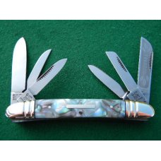 Bulldog Brand Solingen Germany 1998 Celluloid 6 Blade Congress Tobacco Knife - NIB Bulldog Brand Solingen Germany 1998 Celluloid 6 Blade Congress Tobacco Knife - NIB