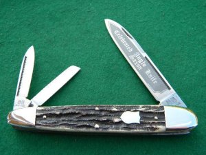 Bulldog Brand Solingen Germany Stag Celebrated Anglo Saxon Whittler Knife