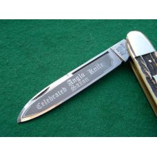 Bulldog Brand Solingen Germany Stag Celebrated Anglo Saxon Whittler Knife Bulldog Brand Solingen Germany Stag Celebrated Anglo Saxon Whittler Knife