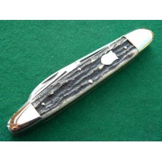 Bulldog Brand Solingen Germany Stag Celebrated Anglo Saxon Whittler Knife Bulldog Brand Solingen Germany Stag Celebrated Anglo Saxon Whittler Knife