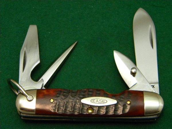 Case XX USA 9 Dot (1971) Bone 6445R Utility / Scout Knife Case XX USA 9 Dot (1971) Bone 6445R Utility / Scout Knife