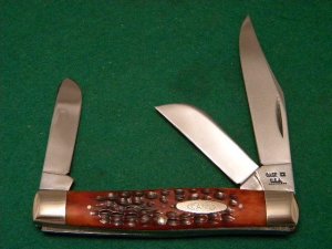 Case XX USA 9 Dot (1971) Bone 6392 Stockman Knife