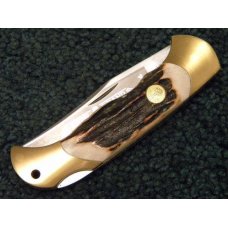 Boker Solingen Germany Tree Brand 1989 Stag Lockback Knife Model 2004 - NIB Boker Solingen Germany Tree Brand 1989 Stag Lockback Knife Model 2004 - NIB