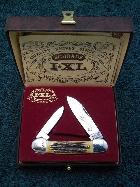 Schrade Wostenholm IXL Sheffield England Stag Canoe - NIB Schrade Wostenholm IXL Sheffield England Stag Canoe - NIB