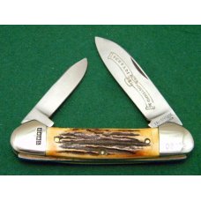 Schrade Wostenholm IXL Sheffield England Stag Canoe - NIB Schrade Wostenholm IXL Sheffield England Stag Canoe - NIB