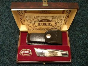 Schrade Wostenholm IXL Sheffield England Stag Lockback - MIB