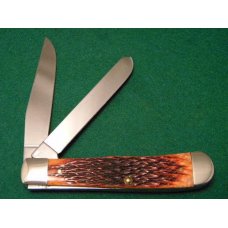 Case Bros. Cutlery Co. USA 2004 Chestnut Bone 6254 SS Trapper Knife - NIB Case Bros. Cutlery Co. USA 2004 Chestnut Bone 6254 SS Trapper Knife - NIB