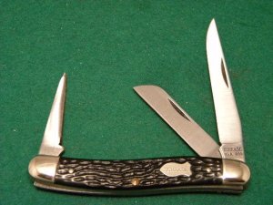Schrade USA 899 Delrin Stockman Knife w/Punch