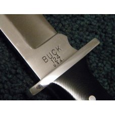 Buck 124 USA Black Micarta Hunting Sheath Knife Pre 1986 - NIB Buck 124 USA Black Micarta Hunting Sheath Knife Pre 1986 - NIB
