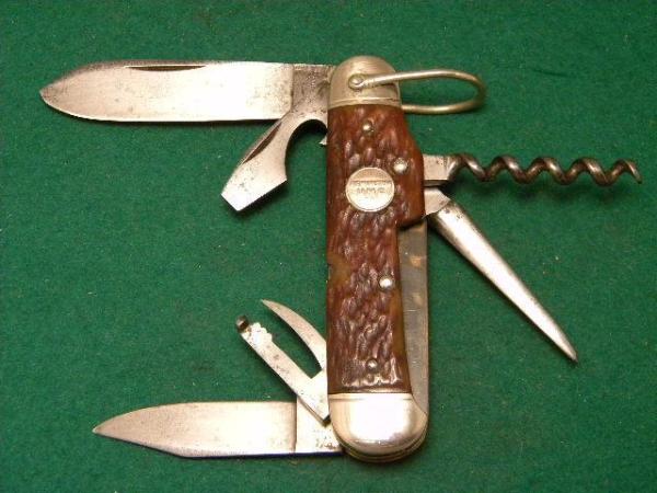 Remington UMC USA Bone R3843 Sportsman Utility Knife c.1924-1933 Remington UMC USA Bone R3843 Sportsman Utility Knife c.1924-1933