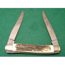 Bulldog Brand Solingen Germany Stag Muskrat Knife Bulldog Brand Solingen Germany Stag Muskrat Knife