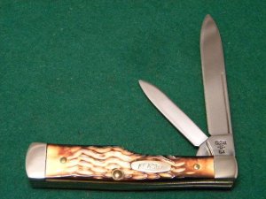 Case XX SS USA 4 Dot (1996) Bone W6215 SS Gunstock Knife