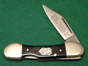Buck Creek Solingen Germany Black Composition Lockback Knife