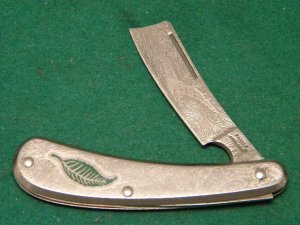 Parker Japan Imitation Damascus One Arm Razor Knife