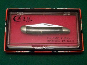 Case XX USA A6220 1 Dot (1979) Appaloosa Bone Peanut Knife - NIB