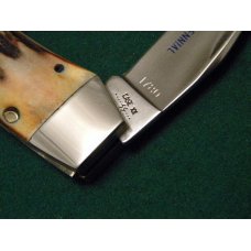 Case XX SS USA 9 Dot (1981) Stag Texas Lockhorn Knife - Texas Sesquicentennial 1836-1986 Case XX SS USA 9 Dot (1981) Stag Texas Lockhorn Knife - Texas Sesquicentennial 1836-1986