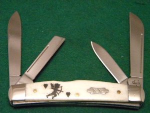 Case XX SS USA 2006 Bone 64052 Valentines Day Congress Knife