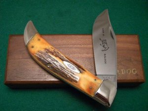 Case XX USA 1965-69 Stag 5172 Bulldog - Mint in Original Wood Case