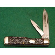 Winchester Trademark USA 1988 Bone 2851 Gunstock Knife - NIB