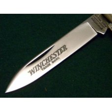 Winchester Trademark USA 1988 Bone 2851 Gunstock Knife - NIB Winchester Trademark USA 1988 Bone 2851 Gunstock Knife - NIB