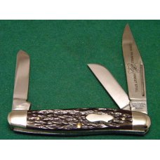 John Primble India Steel Works 1988 Bone 5330 Stockman Knife - NIB John Primble India Steel Works 1988 Bone 5330 Stockman Knife - NIB