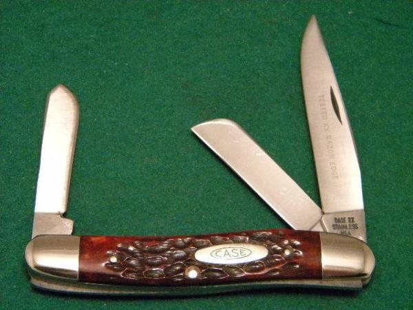 Case XX Stainless USA 1970's Bone 6318 HP SSP Stockman Knife Case XX Stainless USA 1970's Bone 6318 HP SSP Stockman Knife