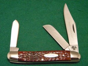 Case XX Stainless USA 4 Dot (1976) Bone 6347 HP SSP Stockman Knife