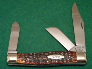 Case XX USA 10 Dot (1970) Bone 6375 Big Stockman Knife