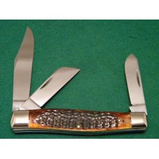 Case XX USA 10 Dot (1970) Bone 6375 Big Stockman Knife Case XX USA 10 Dot (1970) Bone 6375 Big Stockman Knife
