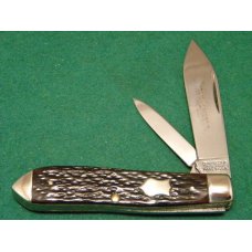 Winchester Trademark USA 1987 Bone 2857 Torpedo Jack Knife - NIB