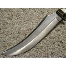 Carl Schlieper Solingen Germany Eye Stag Jim Bowie Original Buffalo Skinner Sheath Knife- C. 1980's Carl Schlieper Solingen Germany Eye Stag Jim Bowie Original Buffalo Skinner Sheath Knife- C. 1980's